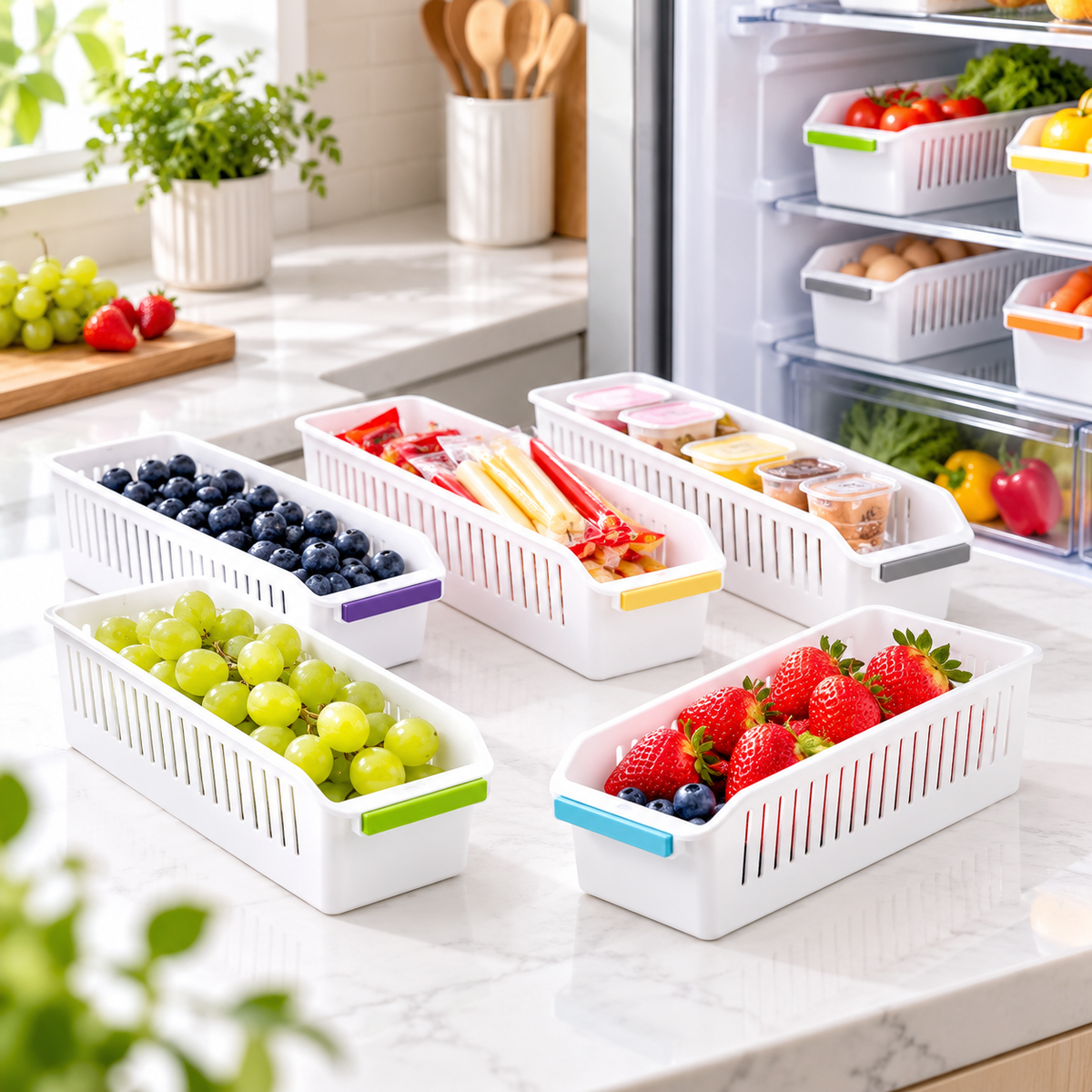 Refrigerator Storage Space Organizer