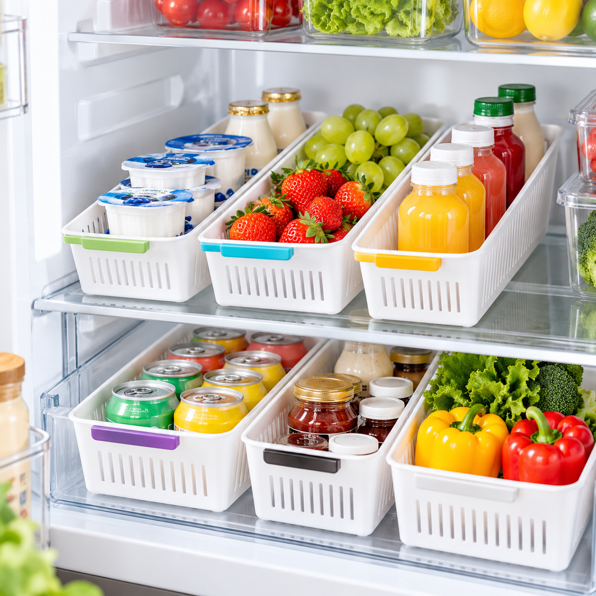 Refrigerator Storage Space Organizer