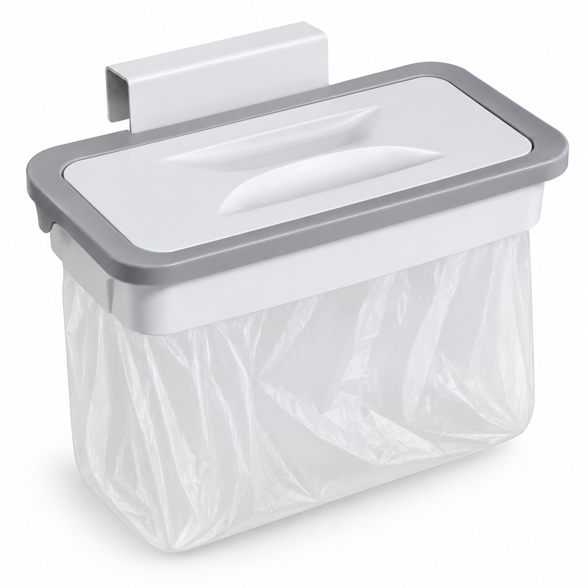 Cabinet-Mounted Trash Bag Holder