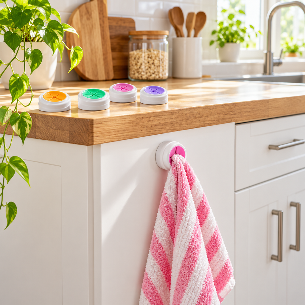Kitchen Towel Storage Clips