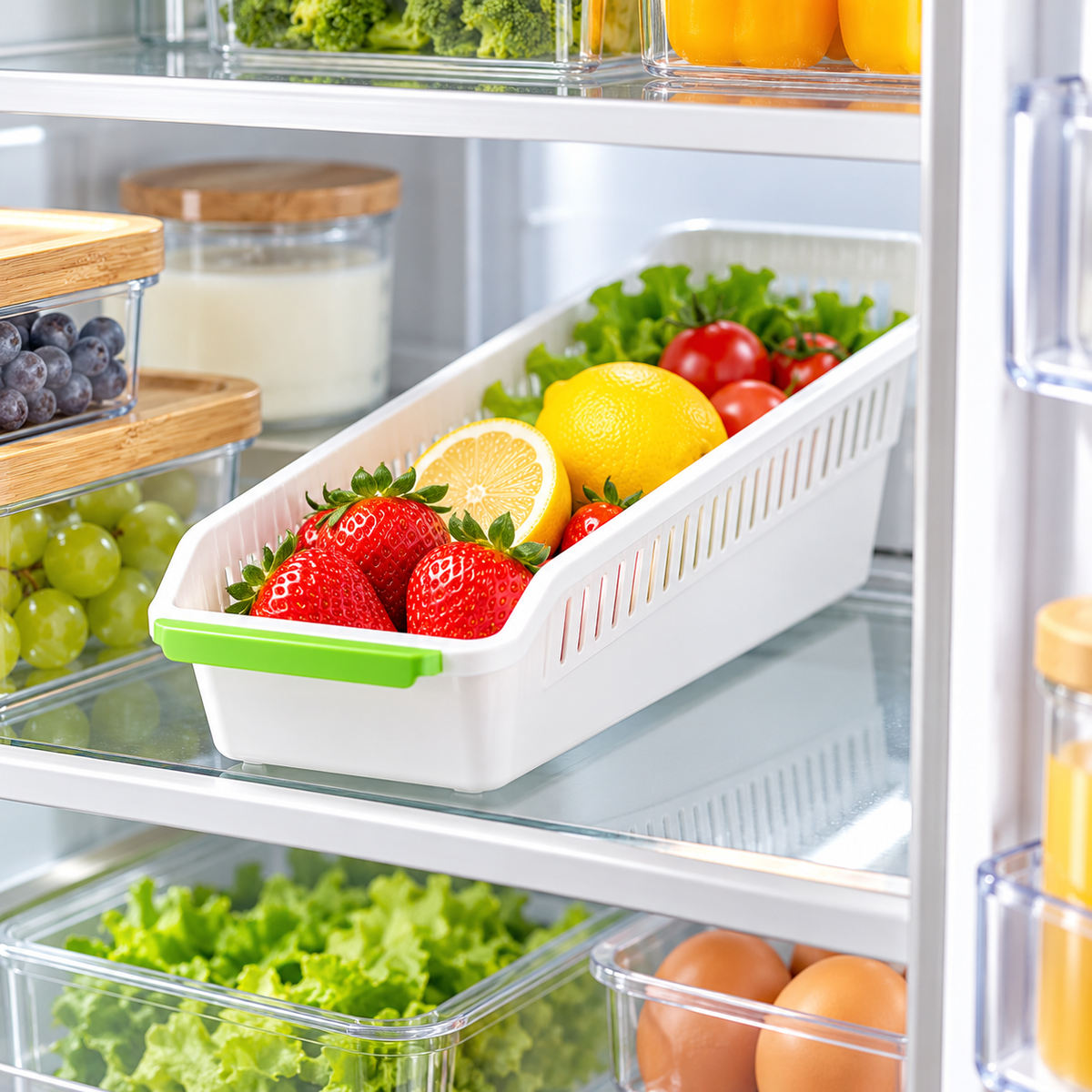 Refrigerator Storage Space Organizer