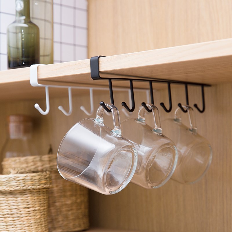 No-Drill Kitchen Hanging Hook Rack
