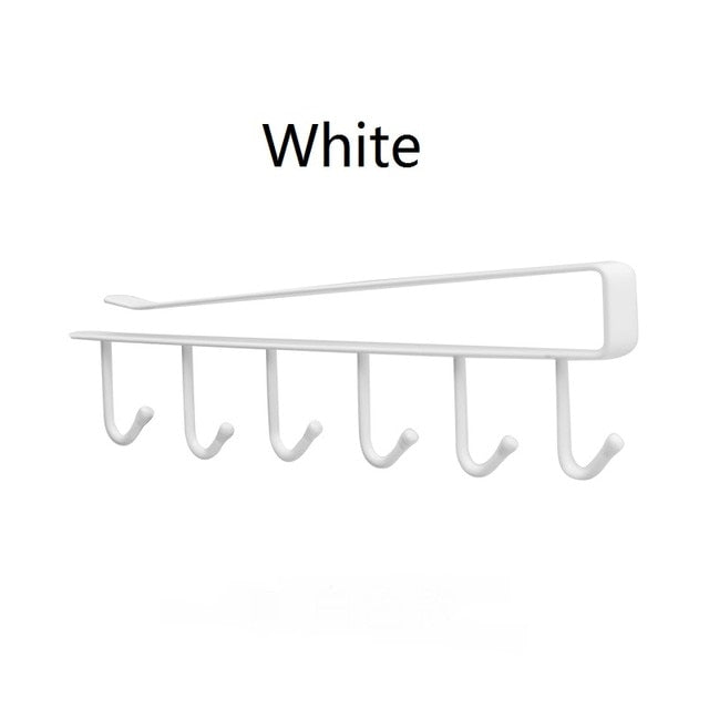 No-Drill Kitchen Hanging Hook Rack