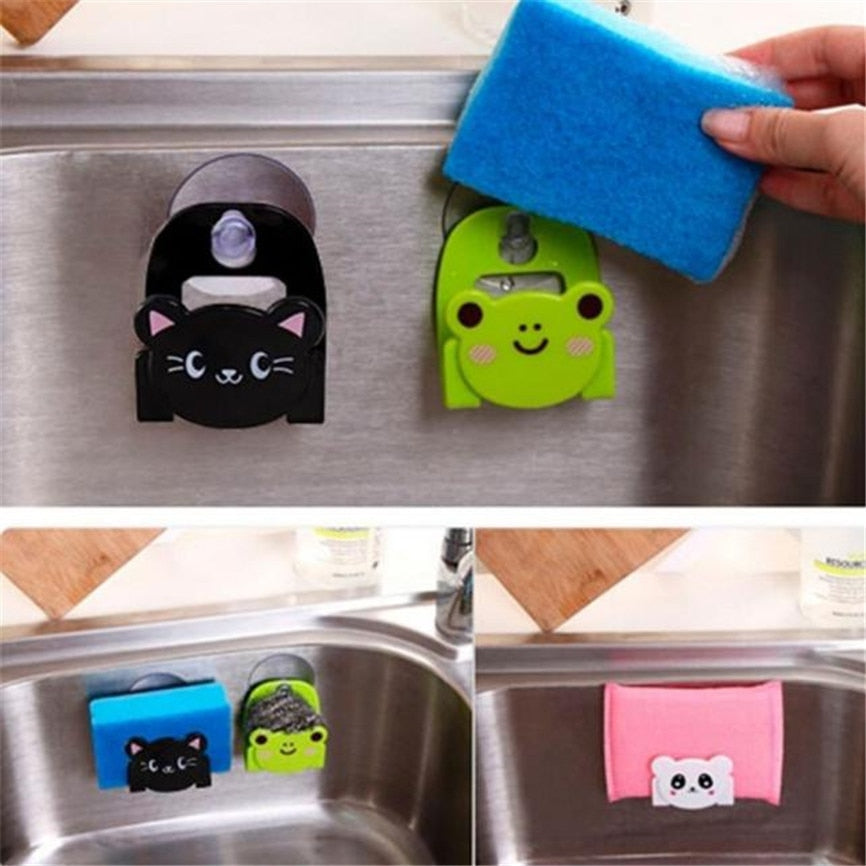 Suction Cup Sponge and Dish Cloth Holder