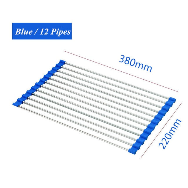 Roll-Up Sink Drying Rack